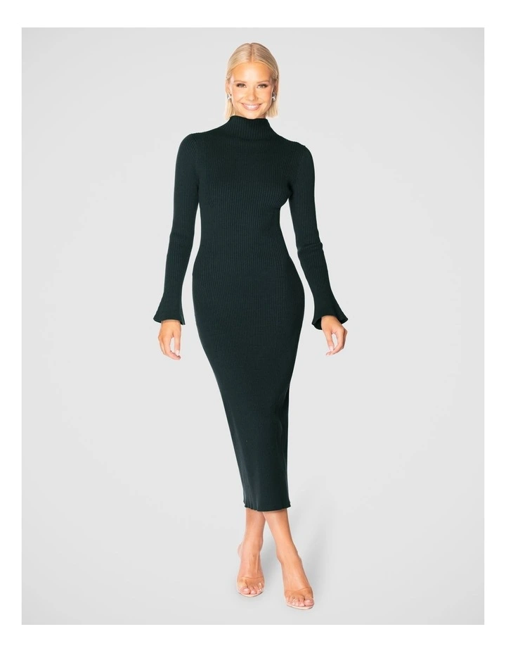 Kataeya Knit Dress in Green
