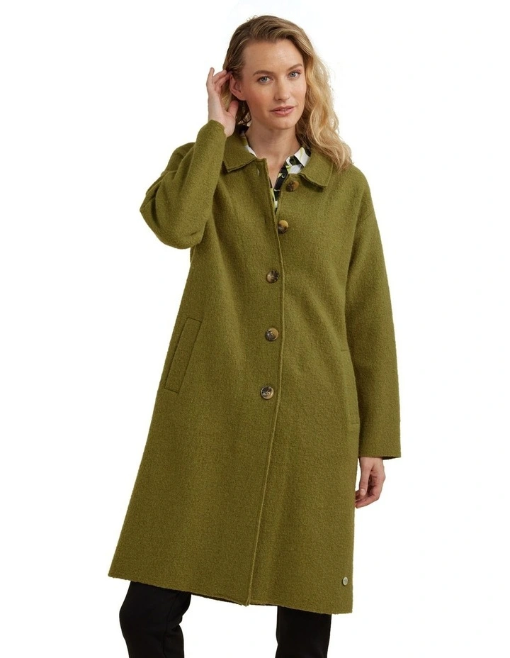 Classic Coat in Green