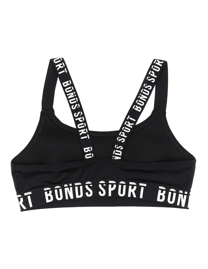 Kids Performance Pullover Crop in Black