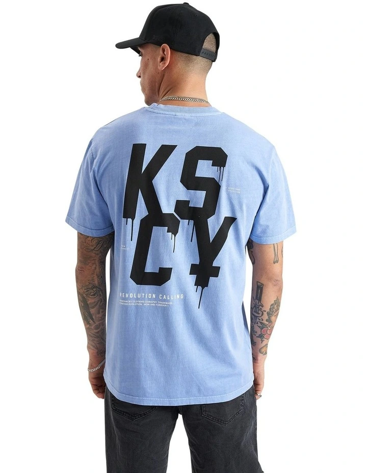 Loara Relaxed Tee in Pigment Kentucky Blue