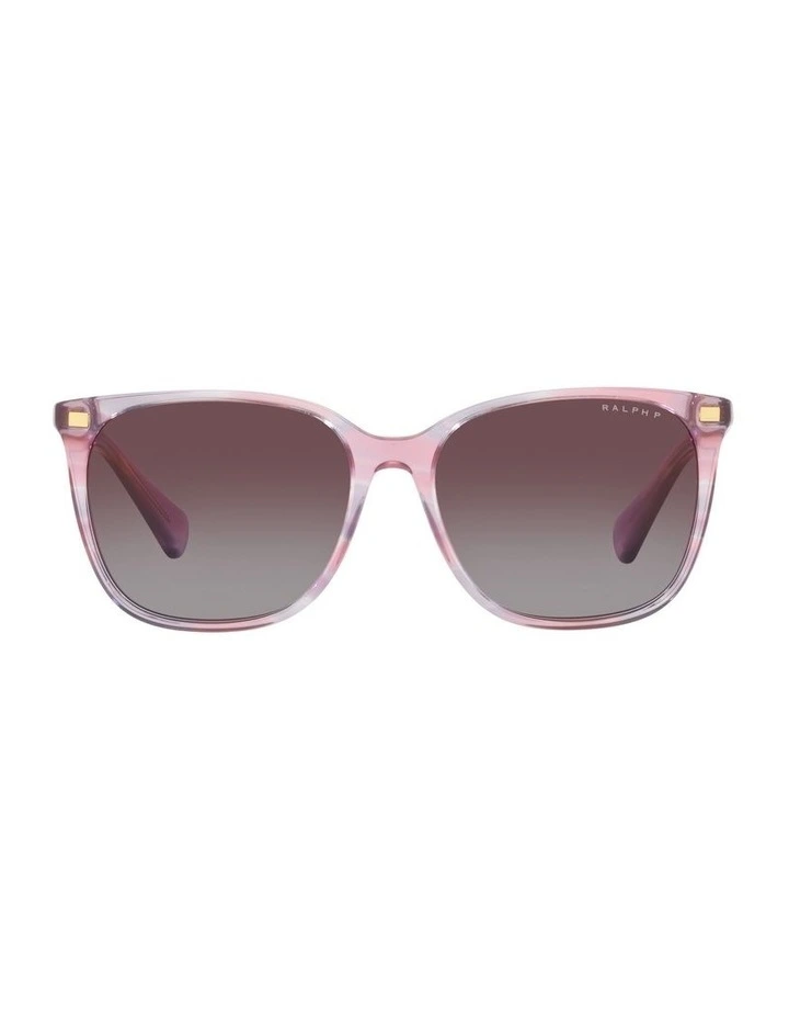 0RA5293 Polarised Sunglasses in Striped Purple