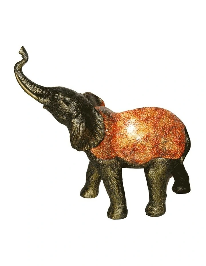 Lucky Elephant Tiffany Table Lamp