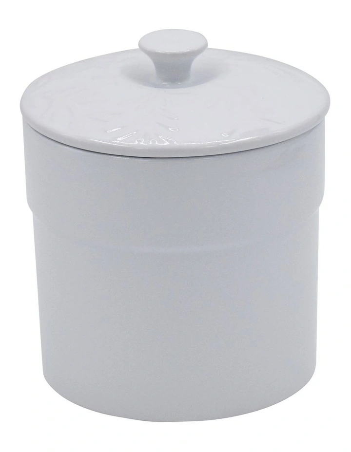 Canister 15cm in White
