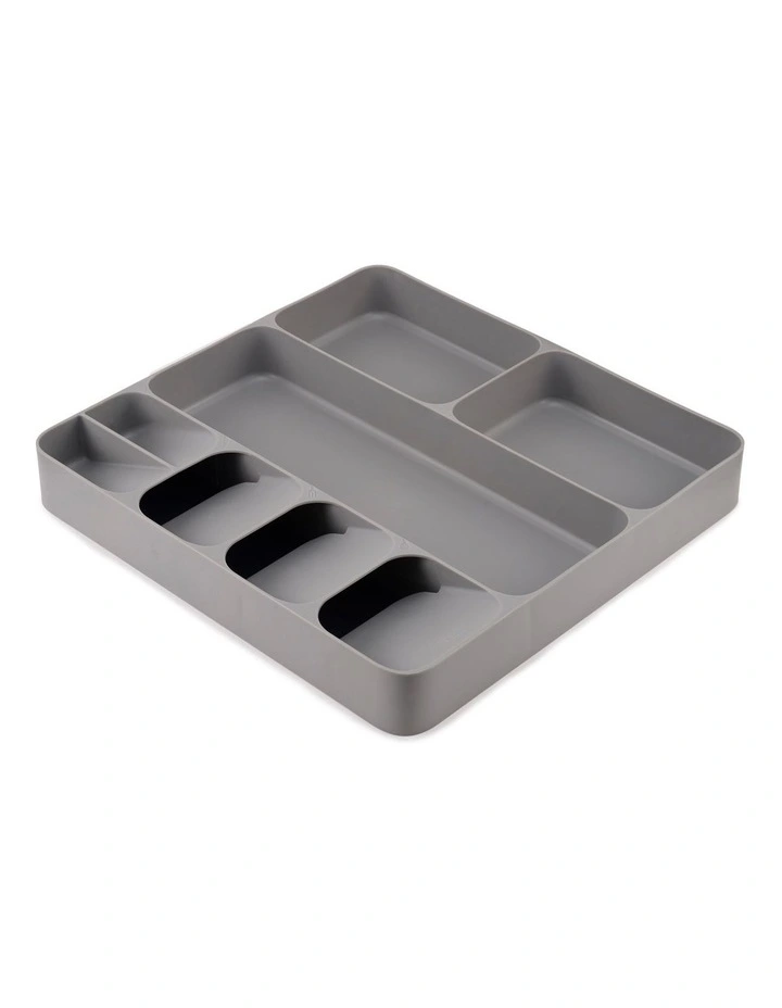 DrawerStore Cutlery Utensil and Gadget Organiser Grey