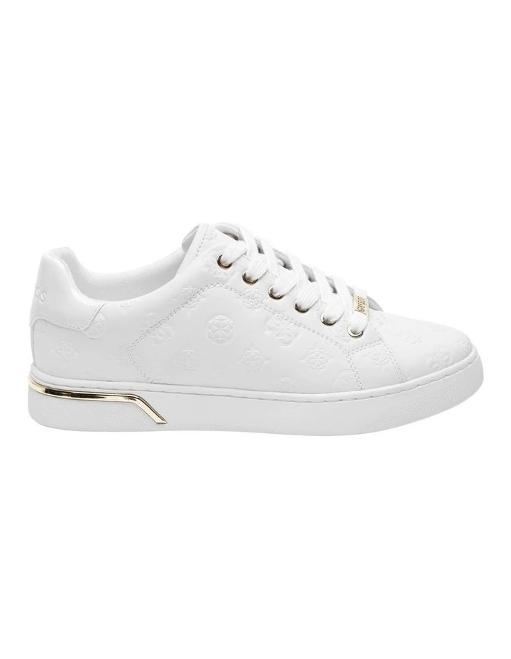 Rollin White Lace-Up Sneaker
