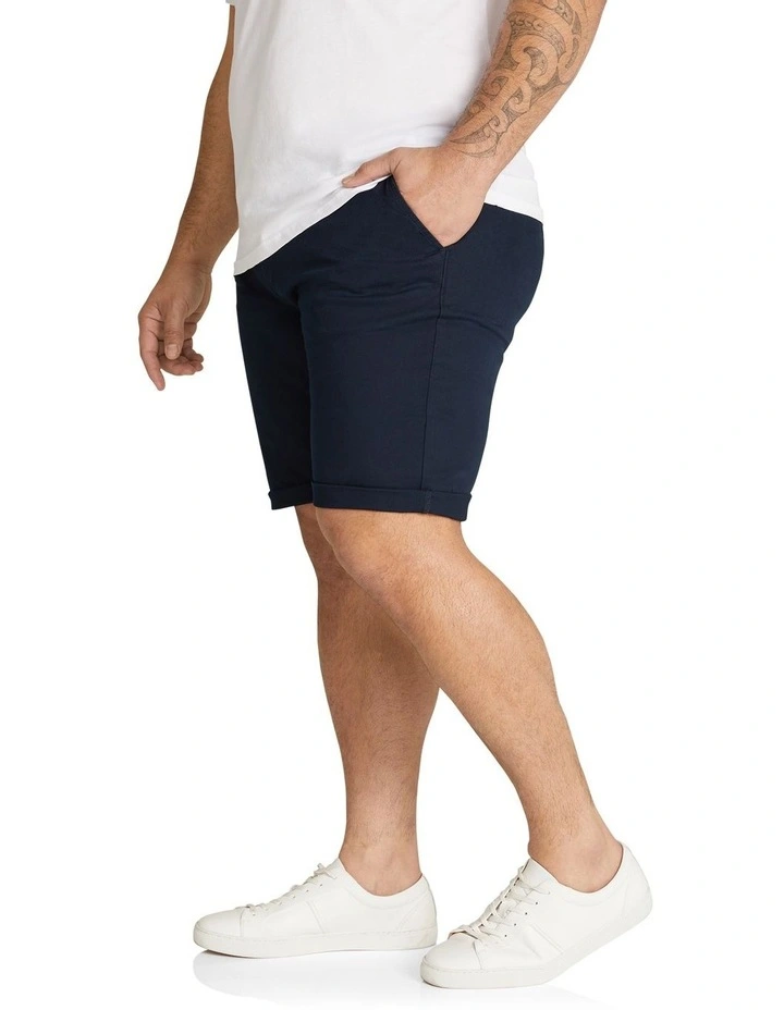 Charlie Canvas Short in Navy