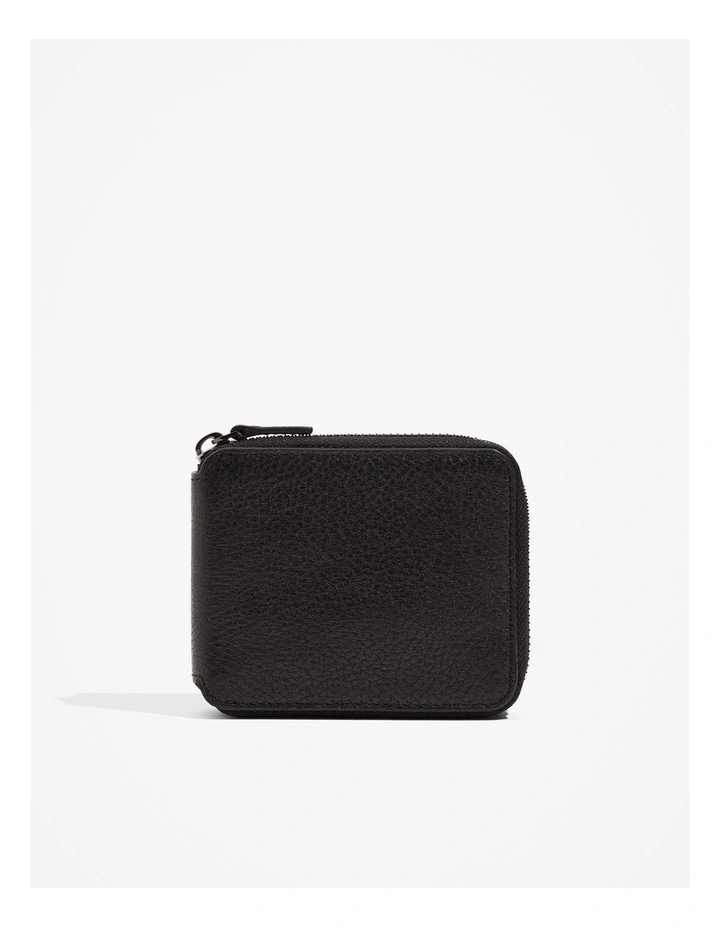 Zip-around Wallet in Black