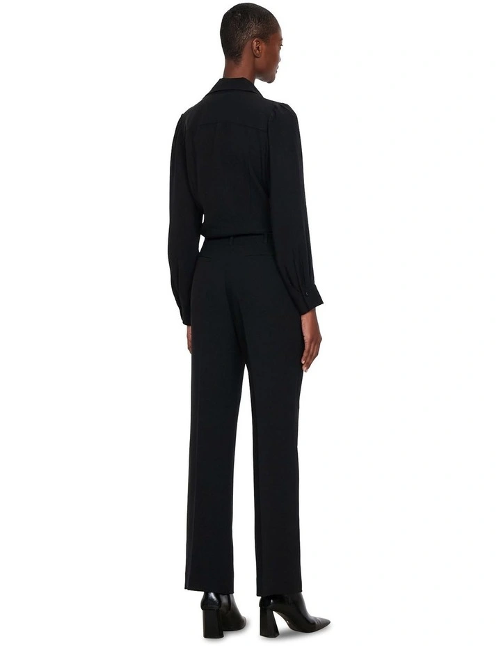 European Twill Shirt in Black