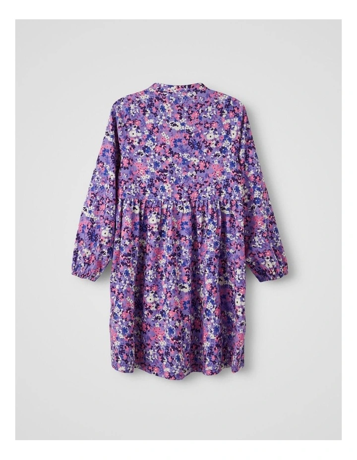 Luna Dress in Aster Purple