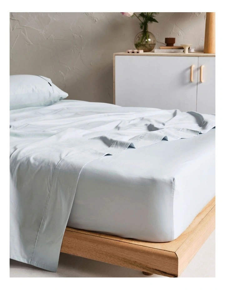 Augusta 500TC Flat Sheets In Pale Blue