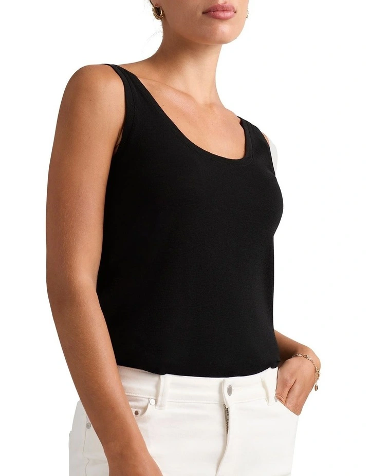 Marslie Babywool Tank in Black