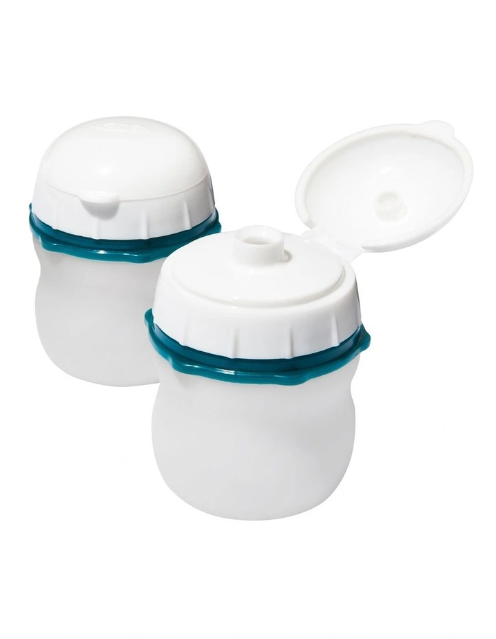 Prep And Go 2-Piece Silicone Squeeze Bottles