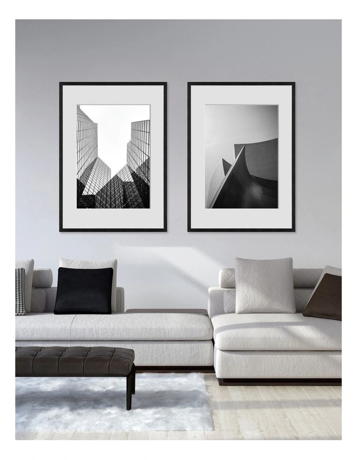 Premium Picture Poster Frame A2 to A3 in Black