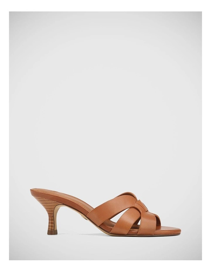 Keegan Leather Sandal in Cognac