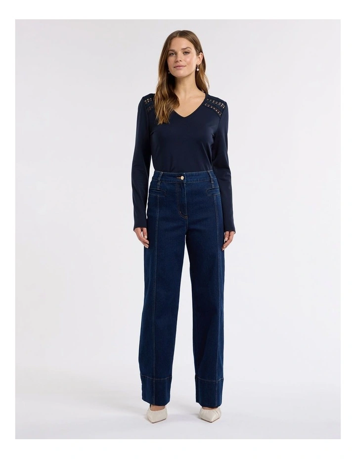 Julianna Top in Navy
