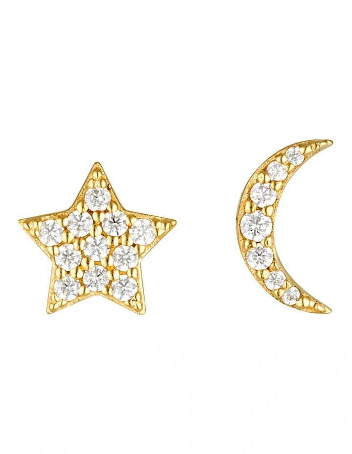 Neapolitan Nights Earrings in Gold