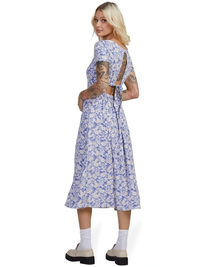 Dais Midi Dress in Purple