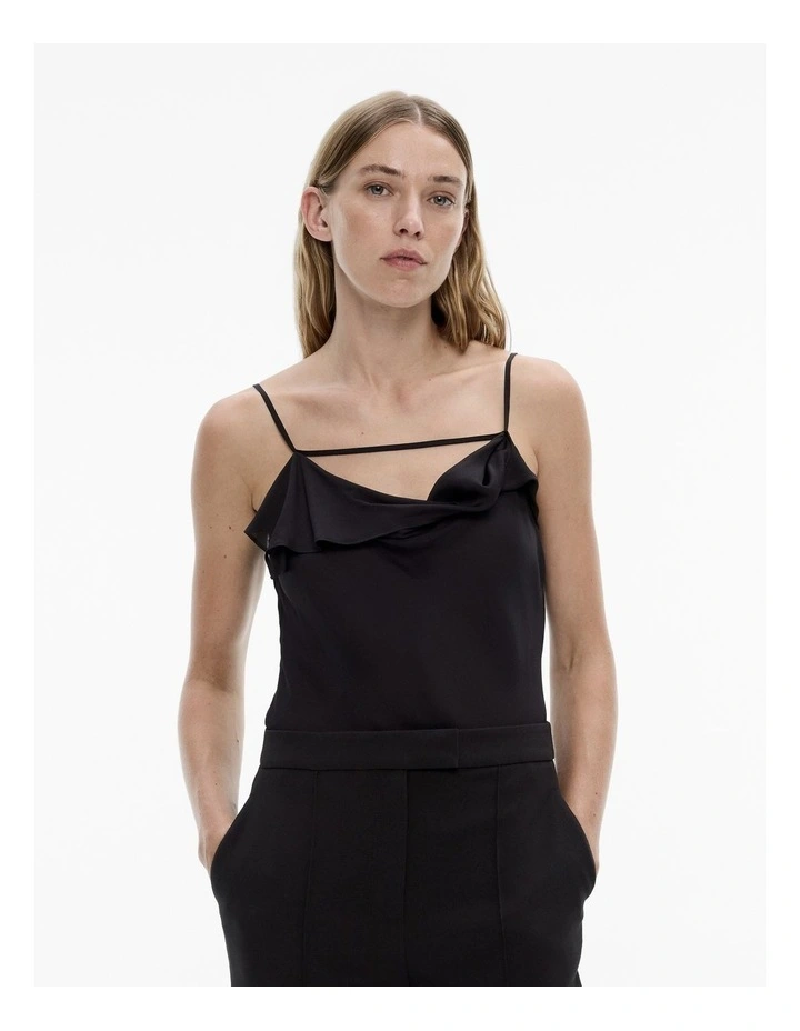 Drape Camisole in Black