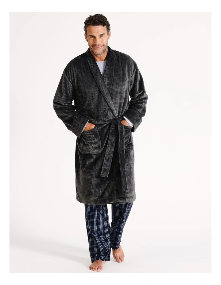 Jacquard Cotton Robe