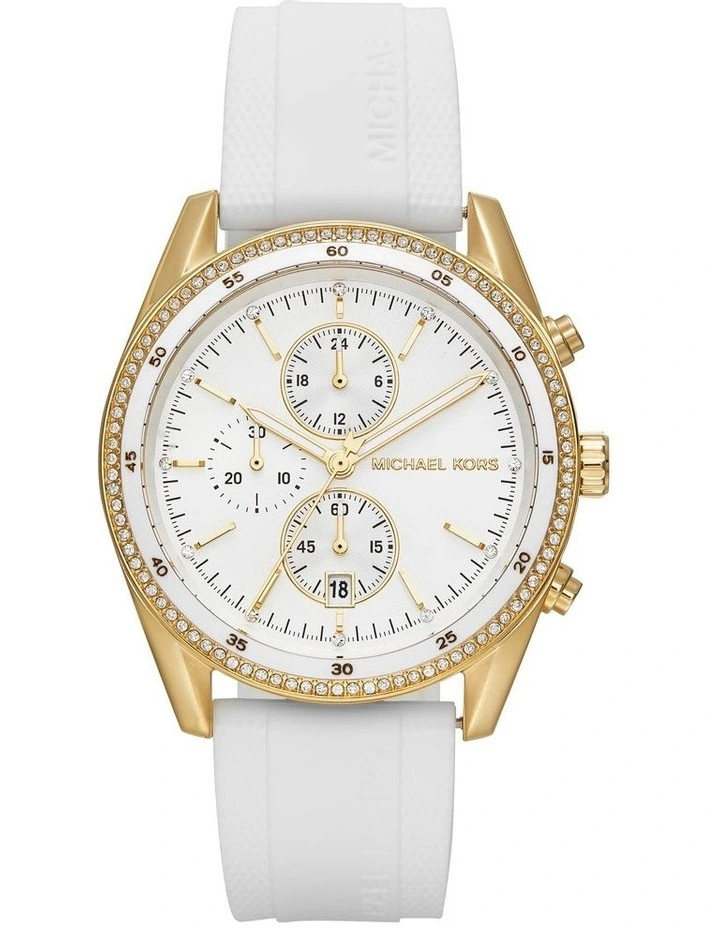 Hadyn Chronograph Watch MK7484 in White
