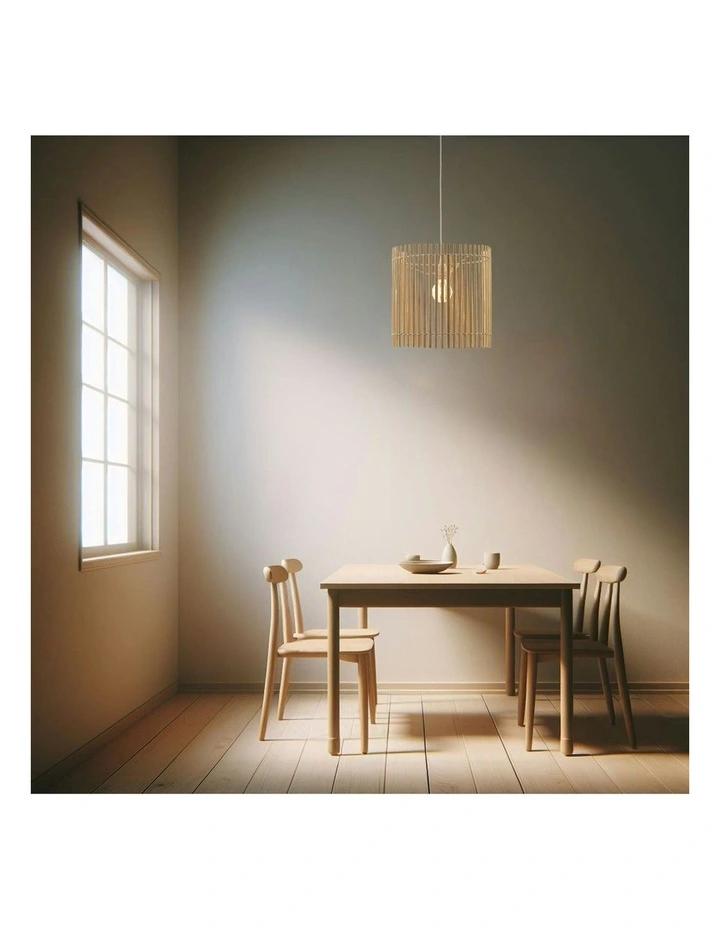 Bree Bamboo Pendant Light in Natural