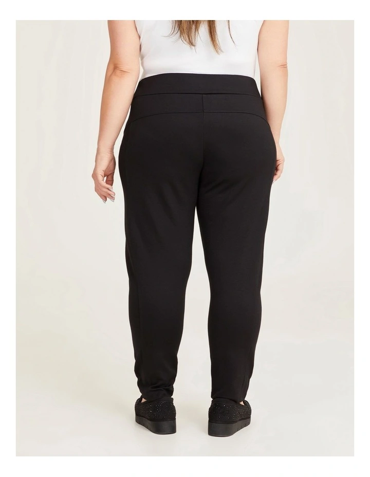 Petite Ponte Fundamental Pant in Black