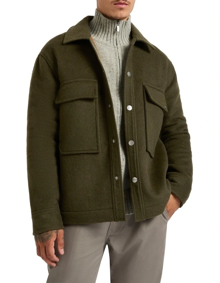 Edward Jacket in Forest Marle