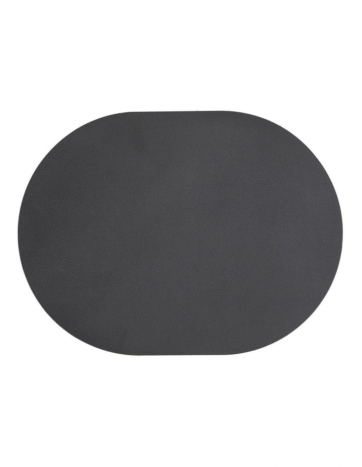 Hugo Placemat 4 Pack in Charcoal