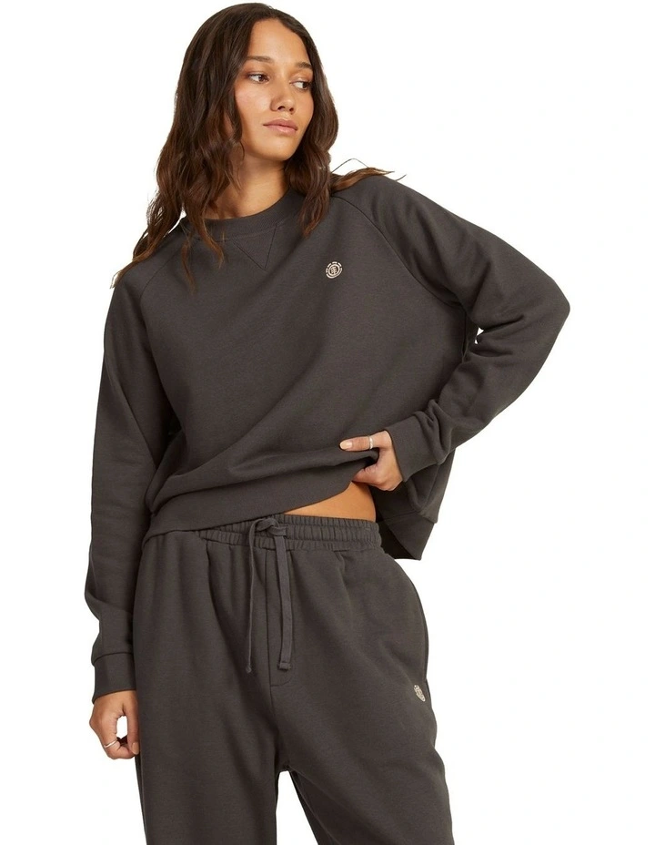 Cornette Crew Sweatshirt in Black