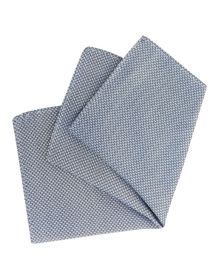 Jacquard Pocket Square in Grey