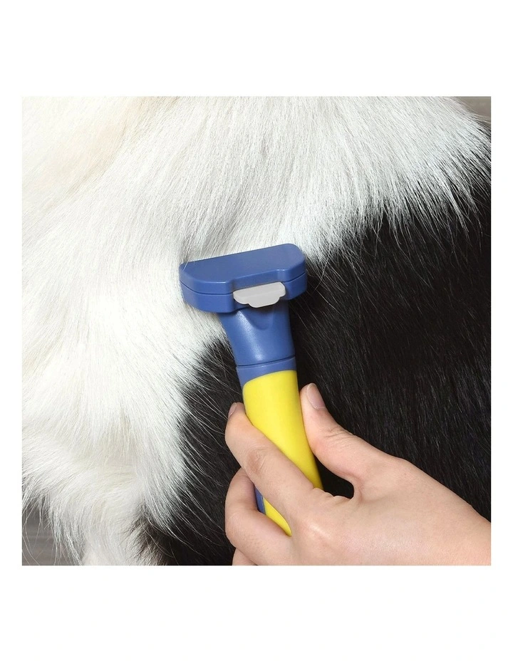 T10 Self-Cleaning Dog Short Hair Removal Small Comb in Multi