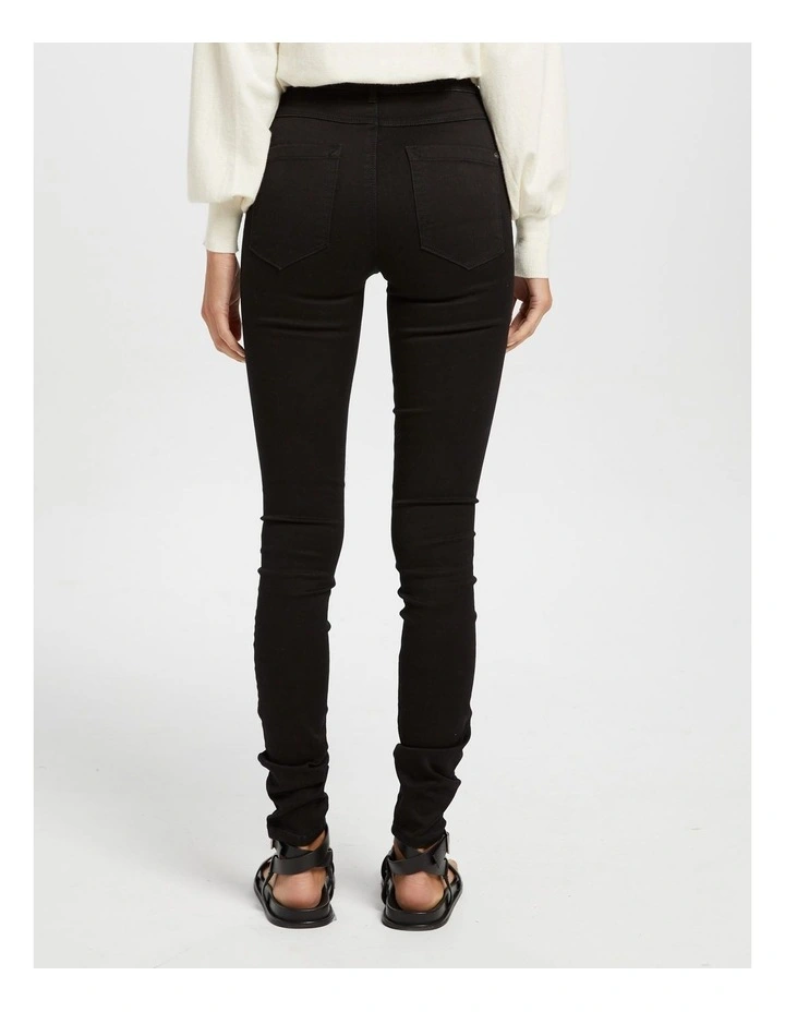 Royal High Rise Skinny Jean in Black