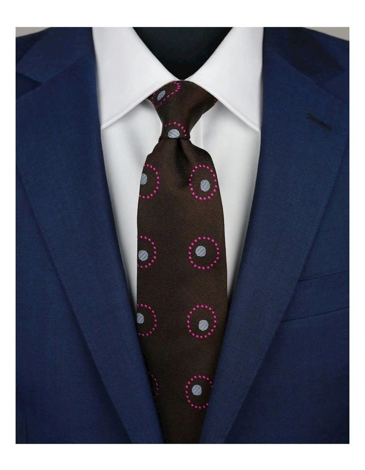 Poney Spot Tie in Maroon