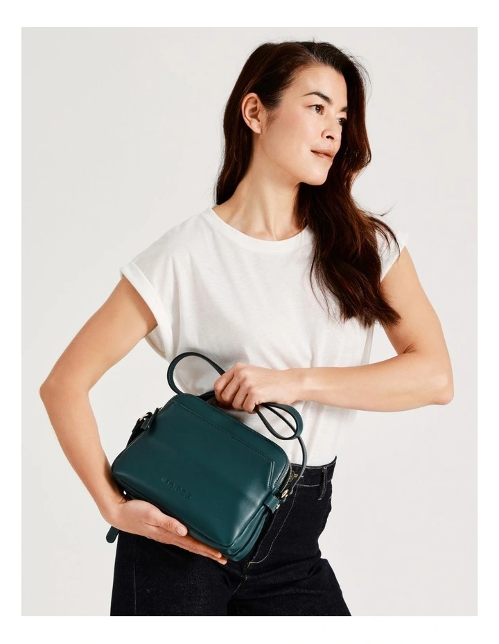 Maldives Multi Gusset Crossbody Bag In Petrol