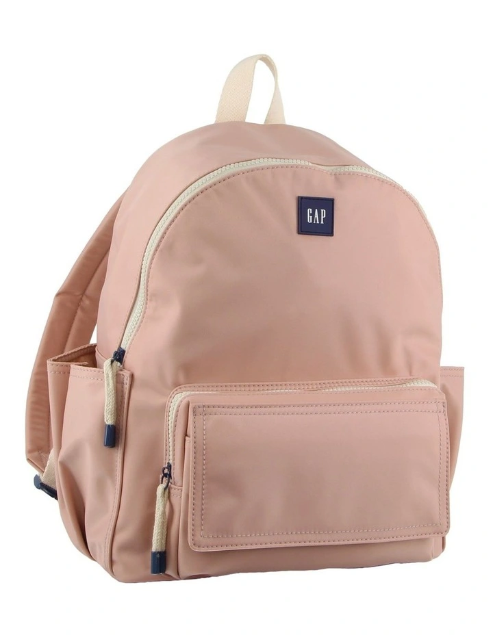 Nylon Travel Backpack in Blush
