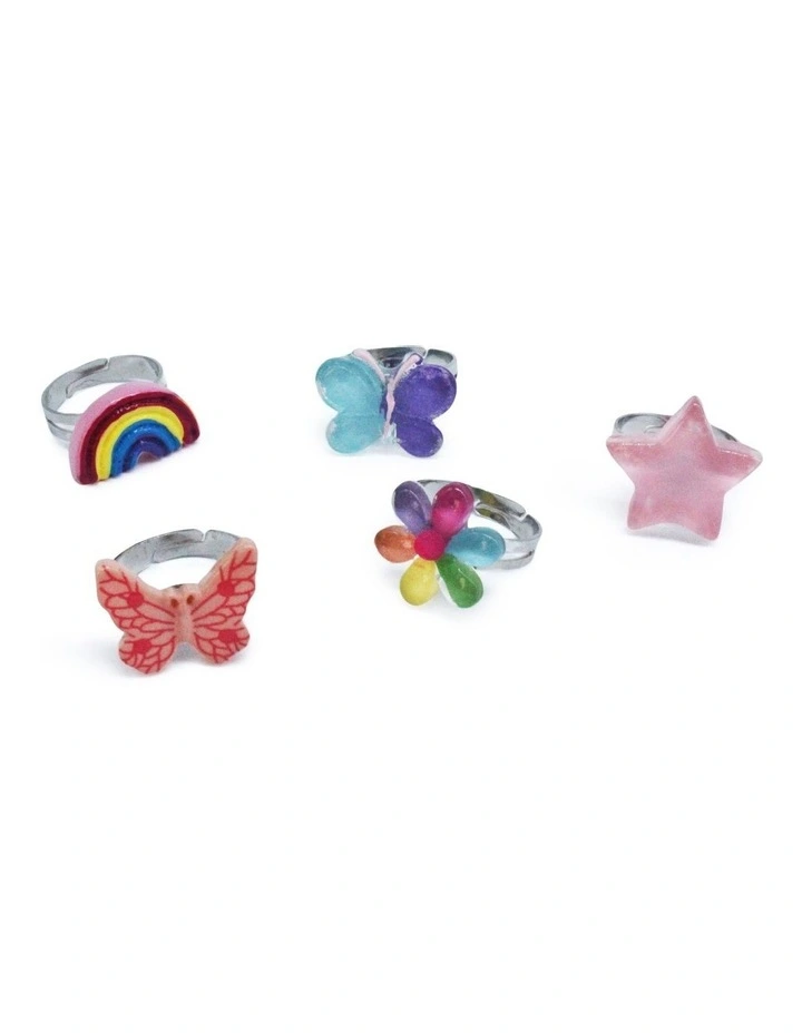 Rings 5 Pack in Multi