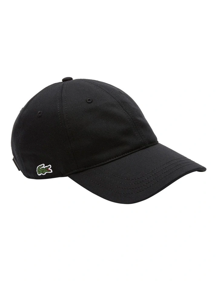 Essentials Side Croc Cap in Black
