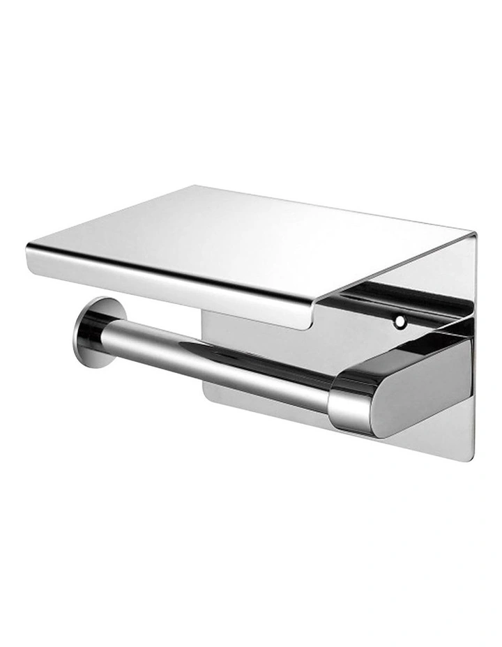 Toilet Paper Holder in Stainless Steel Silver