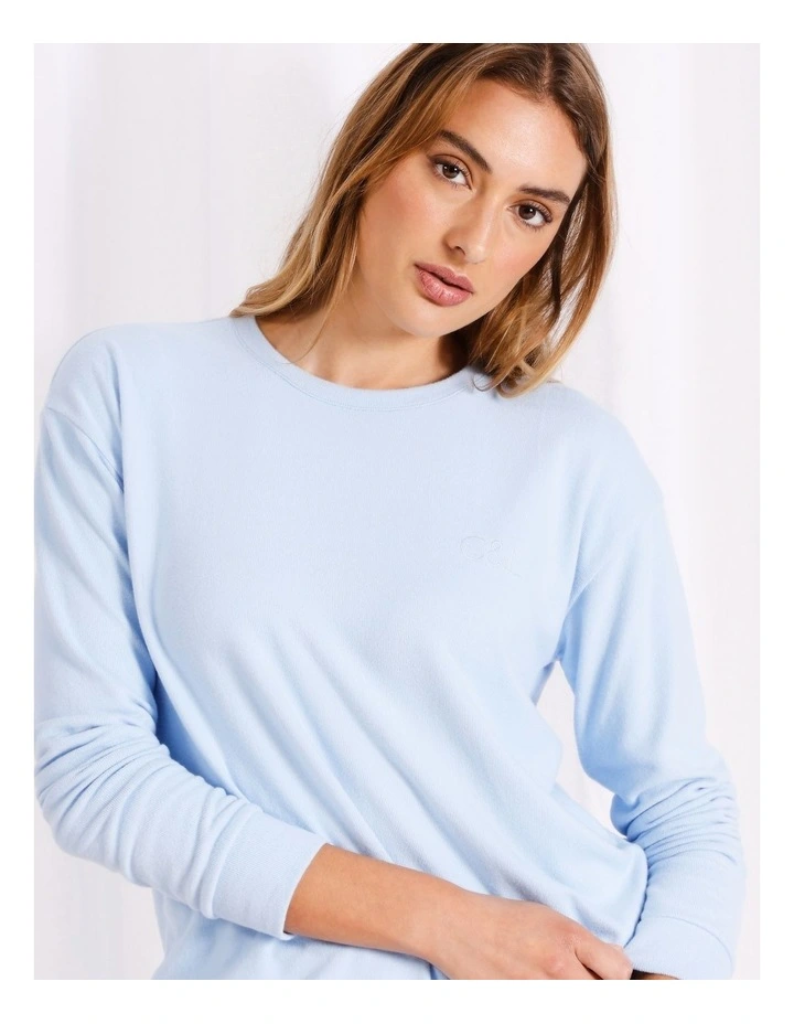 Supersoft Long Sleeve Top in Blue