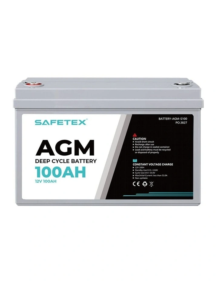 12V 100Ah AGM Deep Cycle Lead Acid SLA Battery