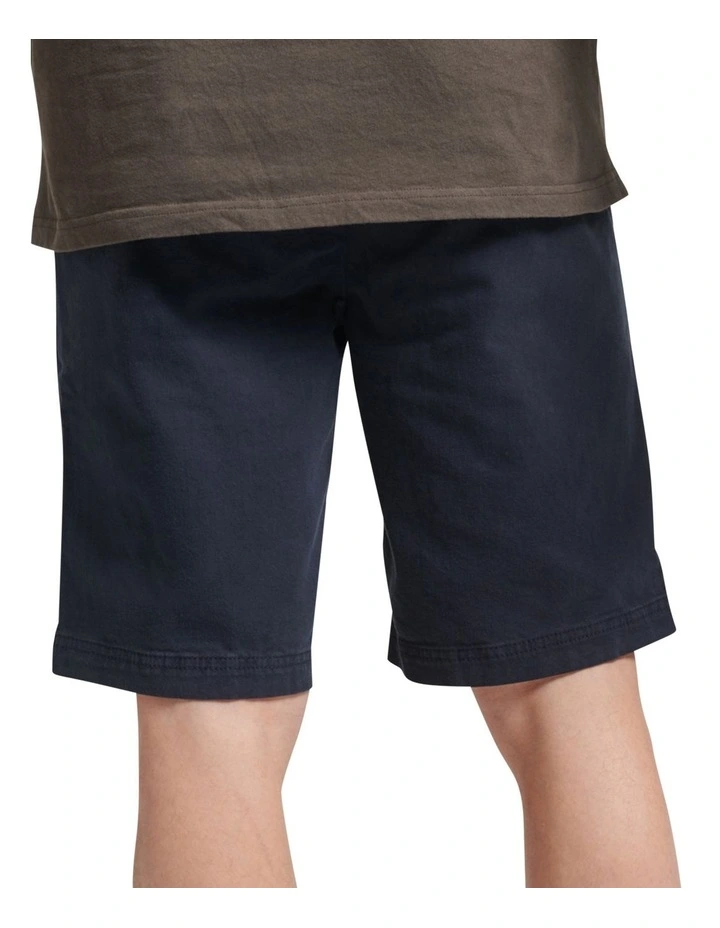 Officer Chino Shorts in Eclipse Navy