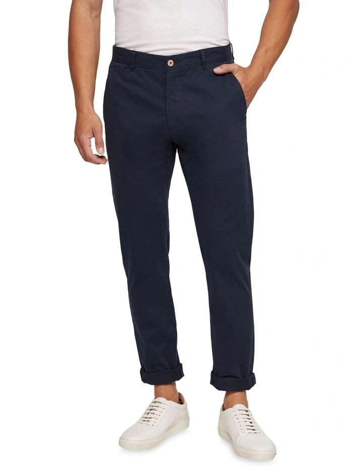Danny Casual Organic Cotton Chinos in Blue