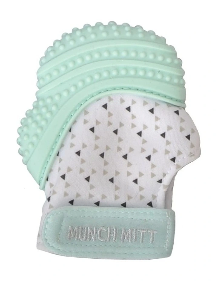Munch Mitt Teething Mitten Mint Green