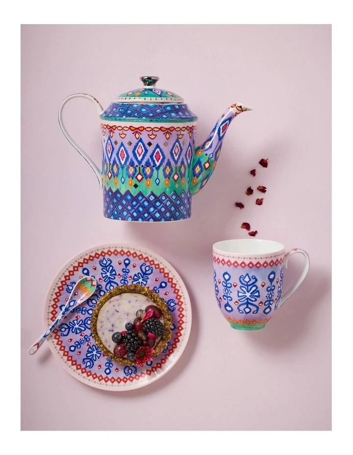 Teas & C's Zanzibar Coupe Mug 420ML Ikat Gift Boxed
