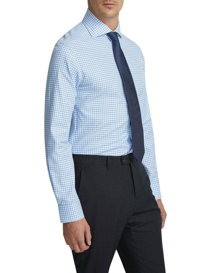 Trafalgar Check Shirt in Sky