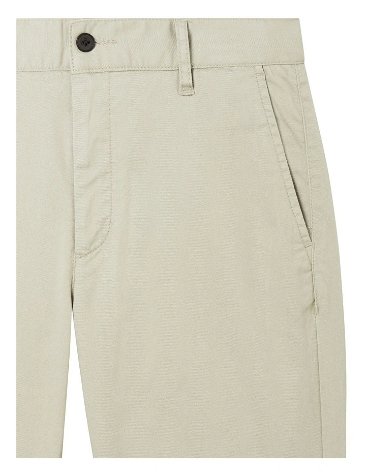 Twill Casual Pant in Stone