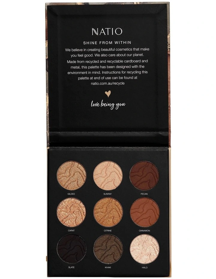 Golden Citrine Mineral Eyeshadow Palette 9g