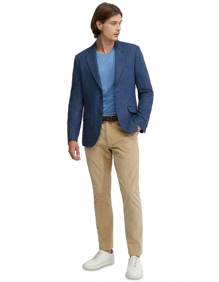 Milton Wool Rich Blazer in Blue
