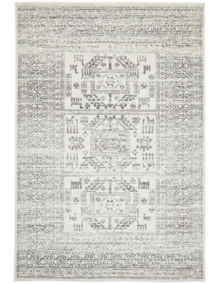 Chrome Addison Rug in Silver