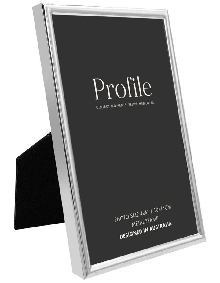 Habitat Metal Photo Frame 4x6" in Silver